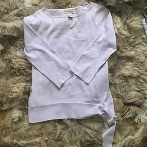 Banana Republic lavender light sweater top.